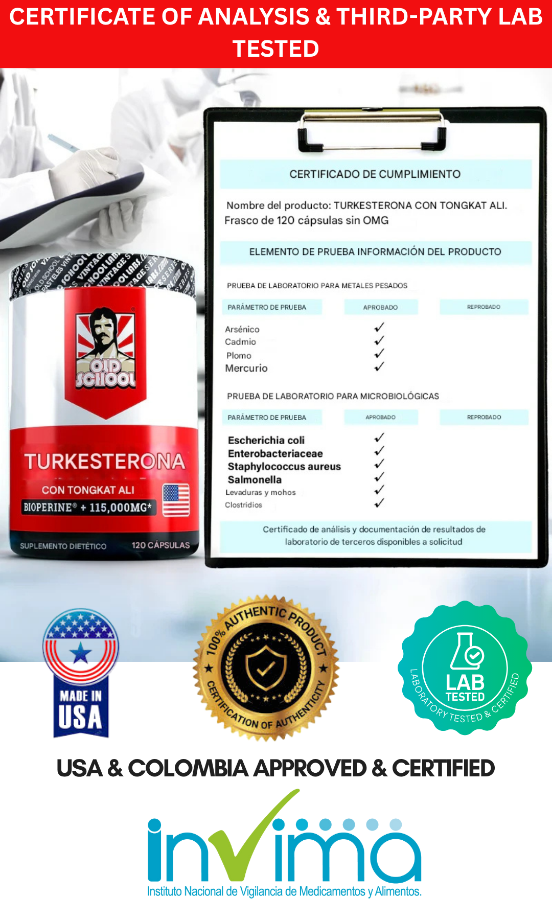 Turkesterona con TONGKAT ALI - Eleva tu duración en la cama y tenlas a tus pies.