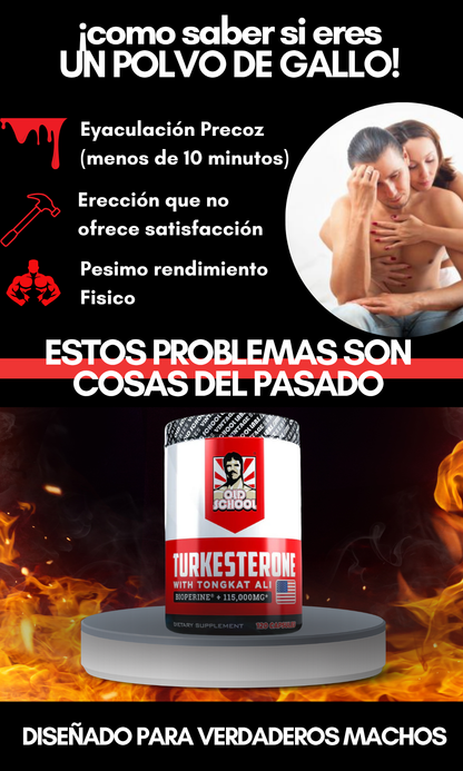 Turkesterona con TONGKAT ALI - Eleva tu duración en la cama y tenlas a tus pies.