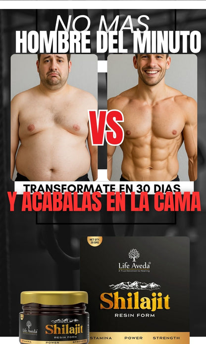 Shilajit Premium - Extracto resina HIMALAYA, Incrementa fuerza y potencial