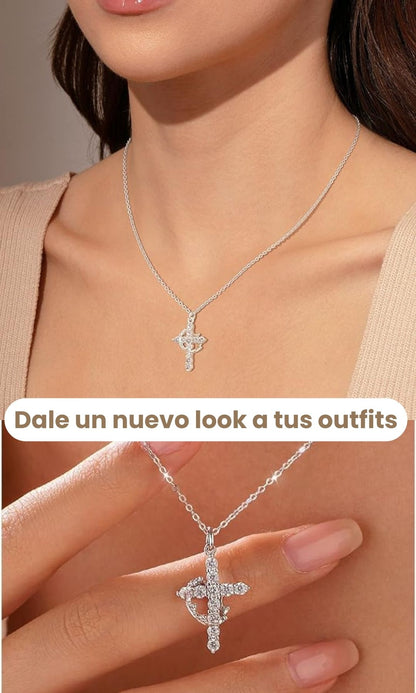 Collar Corona Eterna - Oro laminada 18k - 2nda unidad 50% Descuento