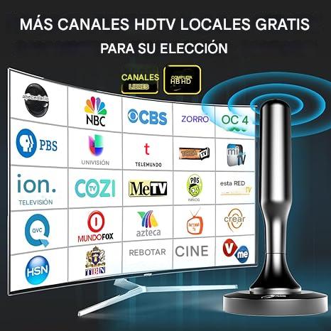 Antena Premium TDT - Sin subscripciones, con canales HD