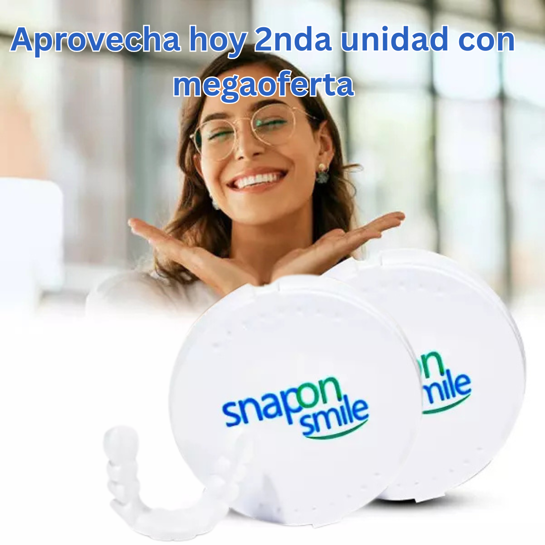 Carillas Dentales Premium ® Snap-On Smile - Perfecto para muecos & dientes amarillos